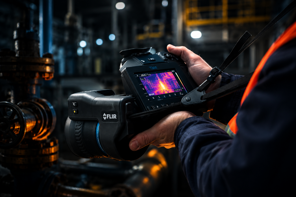 Câmera termográfica FLIR T540 para manutenção industrial