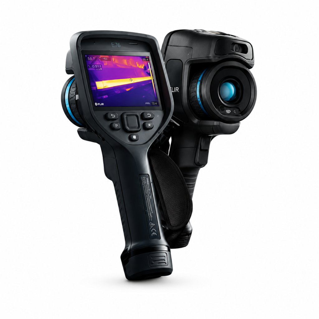 Câmera FLIR para inspeção termográfica industrial