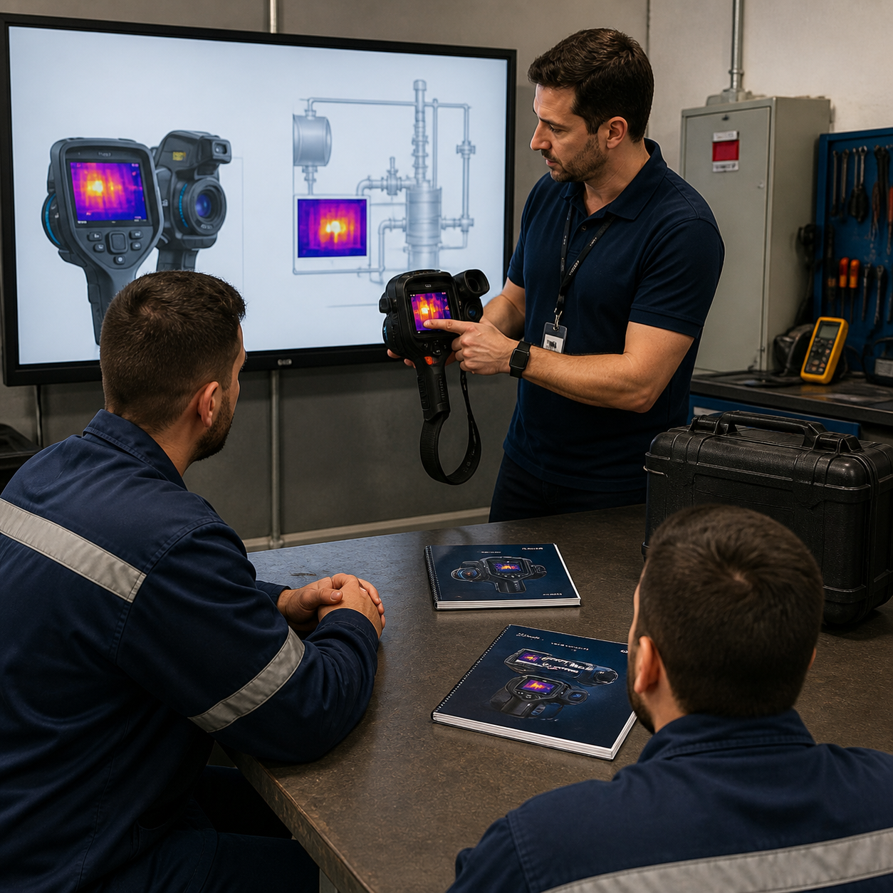 Treinamento técnico ITC em termografia para profissionais da indústria