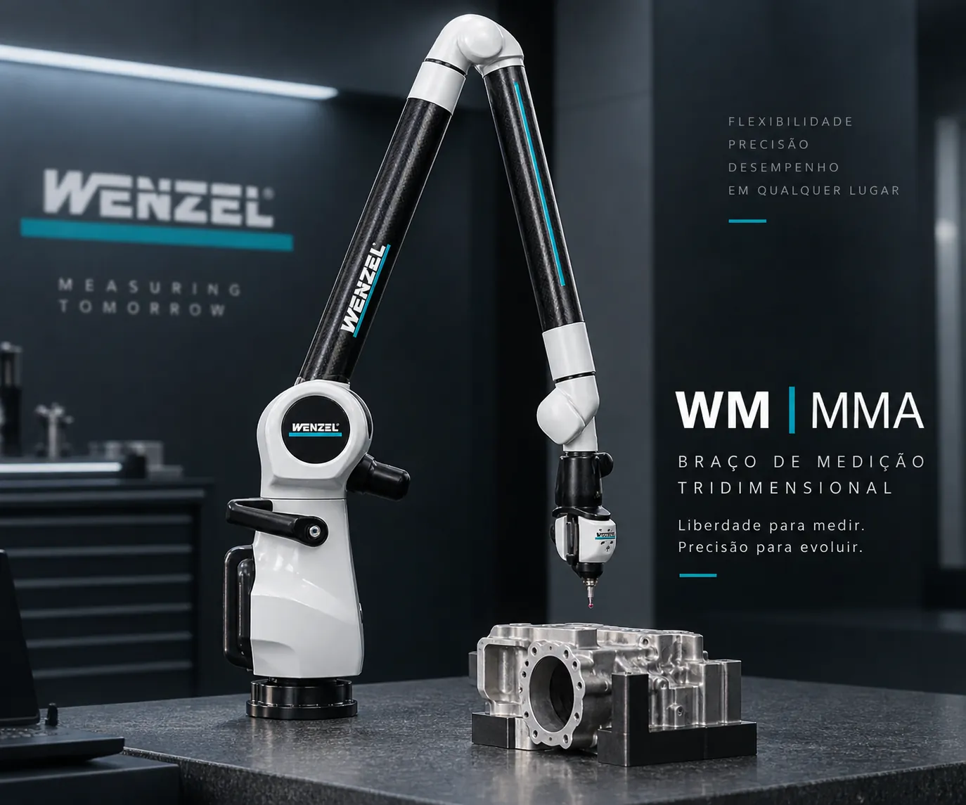 WM MMA WENZEL braço de medição tridimensional