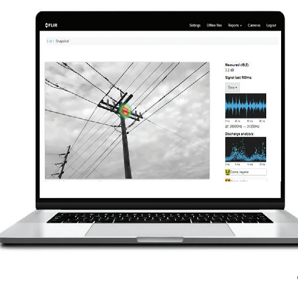 FLIR Acoustic Viewer para gerenciamento de dados acústicos