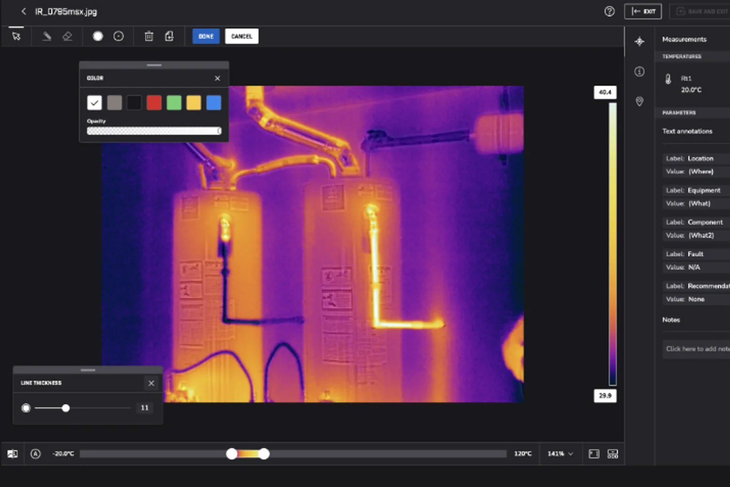 Imagem oficial FLIR de Ignite