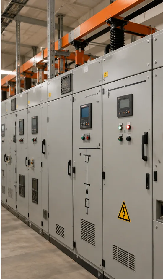 Switchgear e painéis elétricos de média e alta tensão