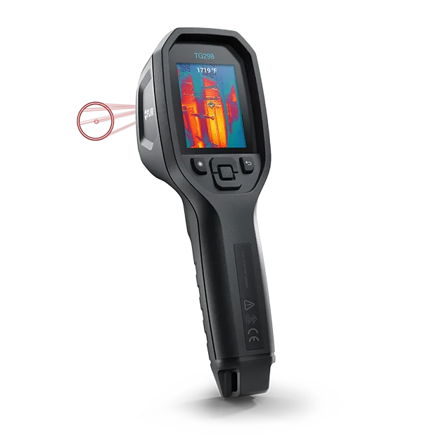 Câmera FLIR TG298 em imagem oficial